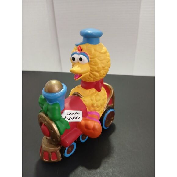 Large Bird Sesame Street Christmas Ornament Train Conductor Cute Holiday Collect - Picture 1 of 5